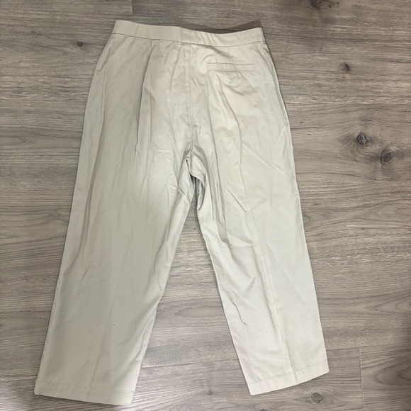Sigrid Olsen Beige Straight Leg Cropped Pants Women’s Sz 4 NWT Nautical Classic - Picture 7 of 8